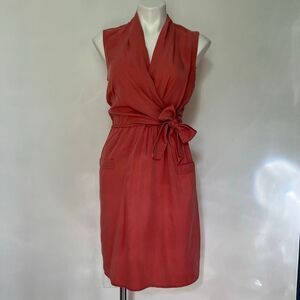 Elie Tahari 100% tencel wrap dress